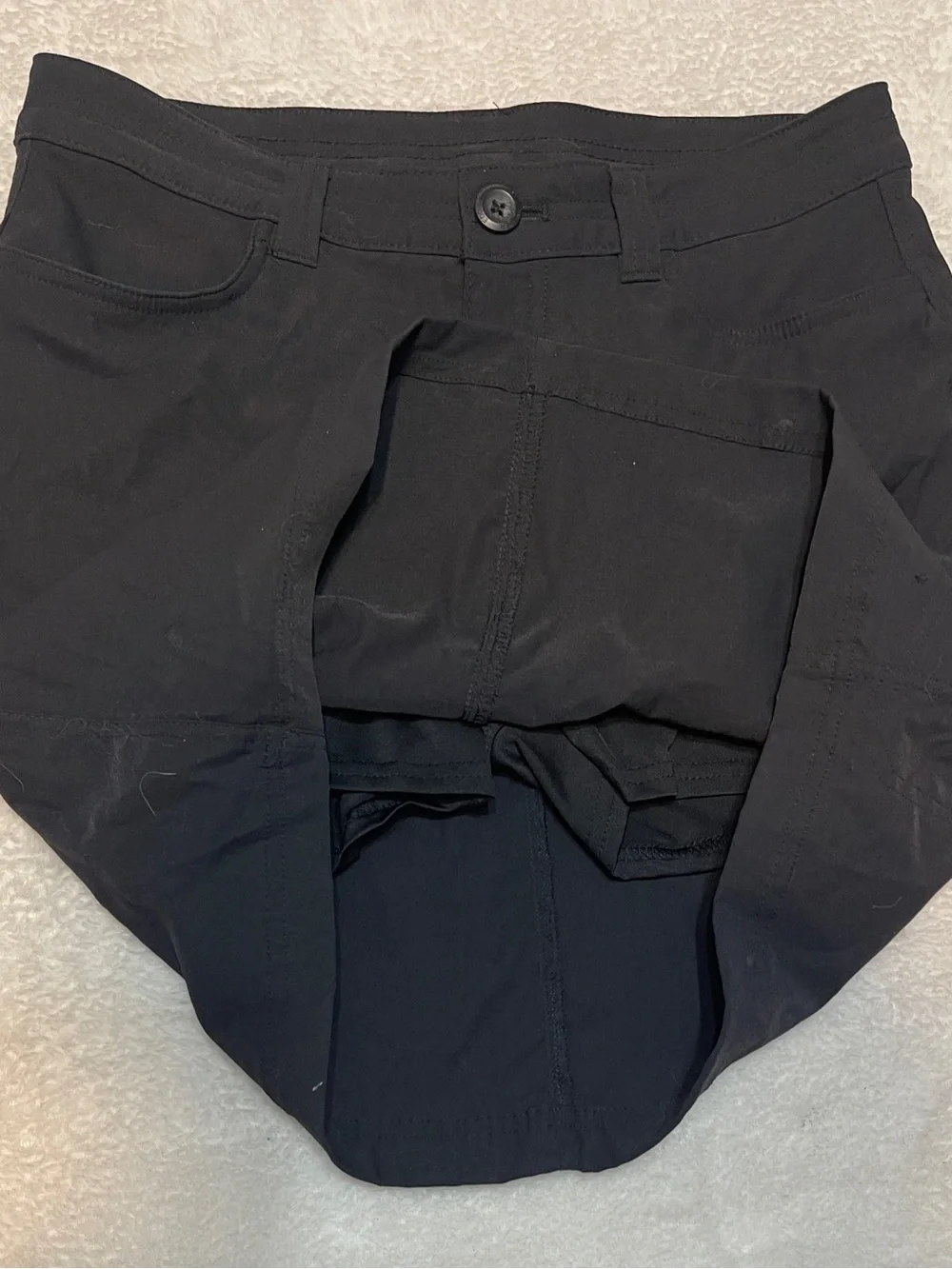 Eddie Bauer Black Hiking Outdoor Athletic‎ Skort Skirt Black Women's Size 6
